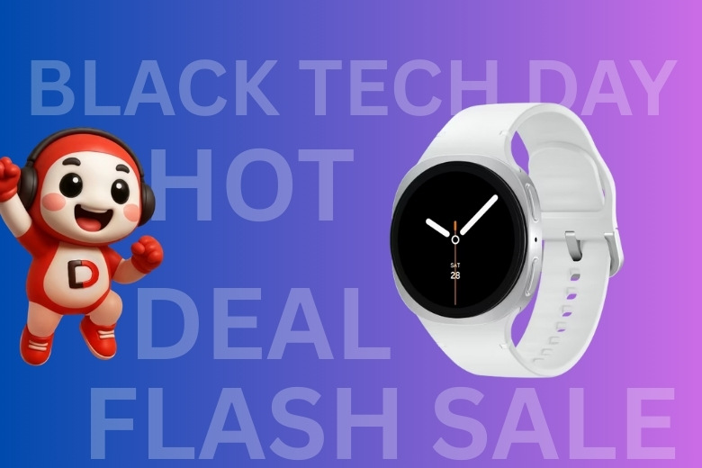 TOP 5 Đồng hồ thông minh giá tốt đáng mua dịp Black Friday tại Di Động Việt 9 Samsung Galaxy Watch 8 - đồng hồ thông minh giá tốt Black Friday 2025 Di Động Việt