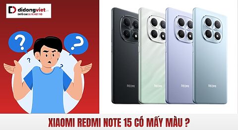 Redmi Note 15 có mấy màu