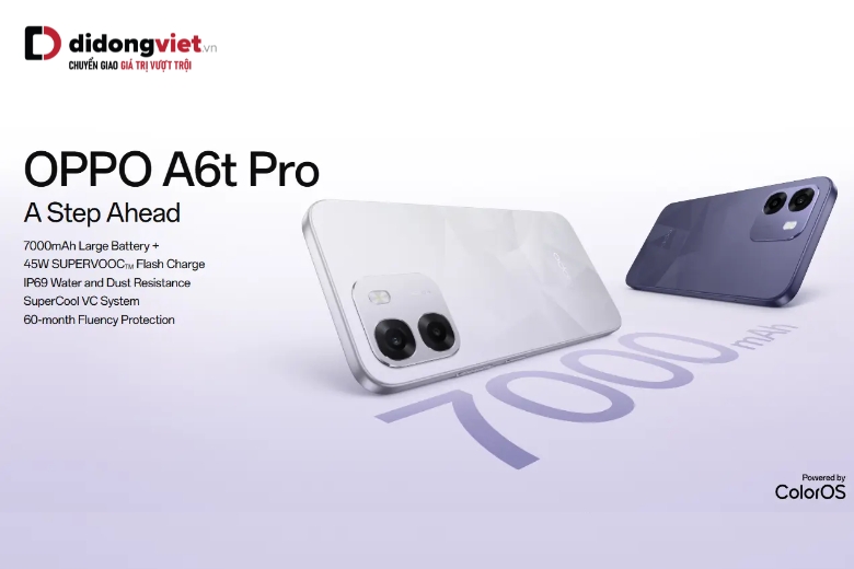 OPPO A6t Pro và những nâng cấp nổi bật
