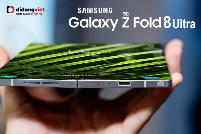 Samsung Galaxy Z Fold 8 rò rỉ thiết kế: Viền mỏng hơn, bản lề mới chắc hơn? 5 Thiết kế vuông hơn, cạnh phẳng của Samsung Galaxy Z Fold8