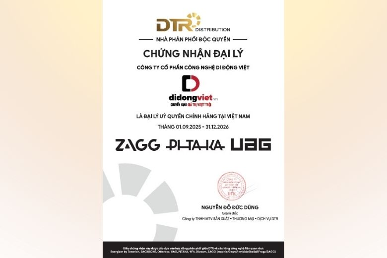 Di Động Việt Đạt Chứng Nhận Đại Lý Chính Hãng Phụ Kiện ZAGG, PITAKA, UAG Đẳng Cấp Tại Việt Nam 2 di dong viet dai ly chinh hang pikata zagg uag