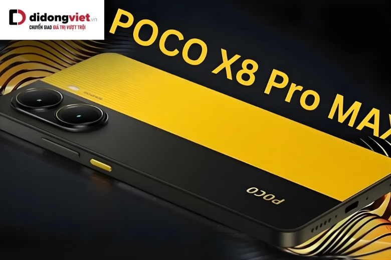 Hiệu năng POCO X8 Pro Max được trang bị bộ vi xử lý Dimensity 9500e