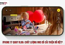 iPhone 17 quay vlog