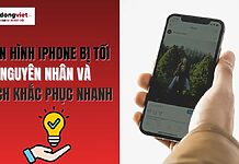 màn hình iphone bị tối
