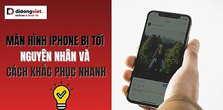 màn hình iphone bị tối