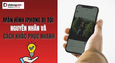 màn hình iphone bị tối