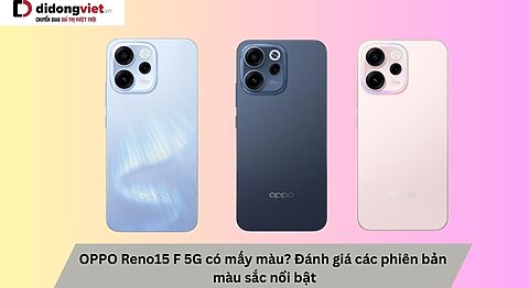 OPPO Reno15 F 5G có mấy màu