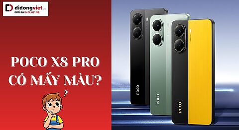 POCO X8 Pro có mấy màu