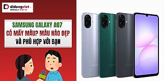 Samsung Galaxy A07 có mấy màu