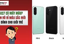 Samsung Galaxy A27 có mấy màu