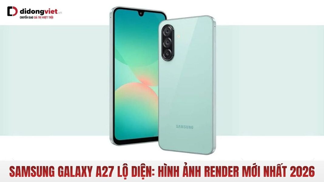 Samsung Galaxy A27 lộ diện