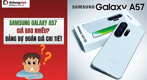 Samsung Galaxy A57 giá bao nhiêu