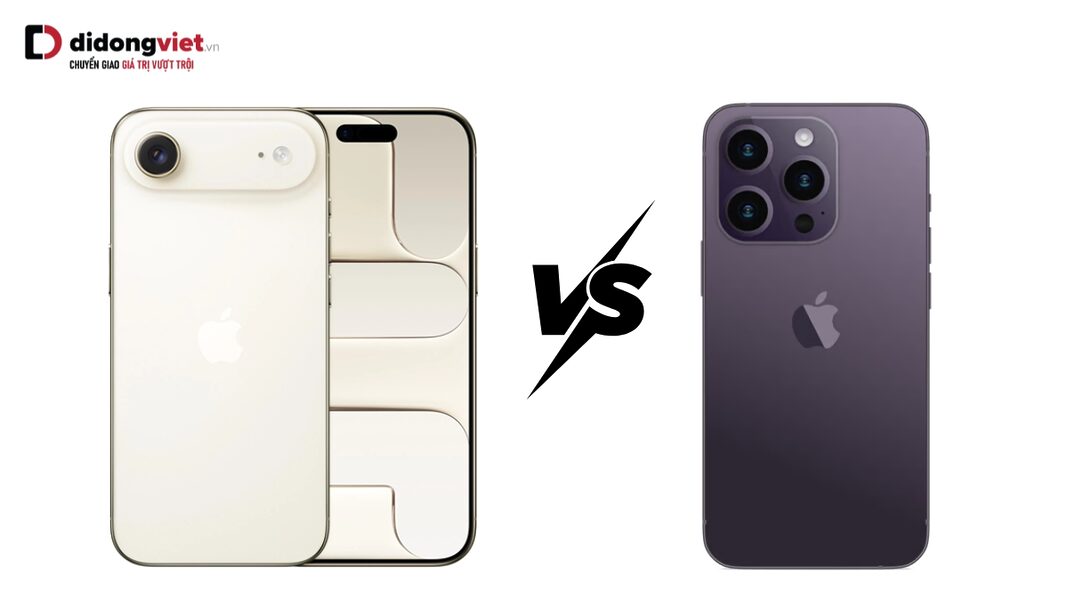 So sánh iPhone Air và iPhone 14 Pro