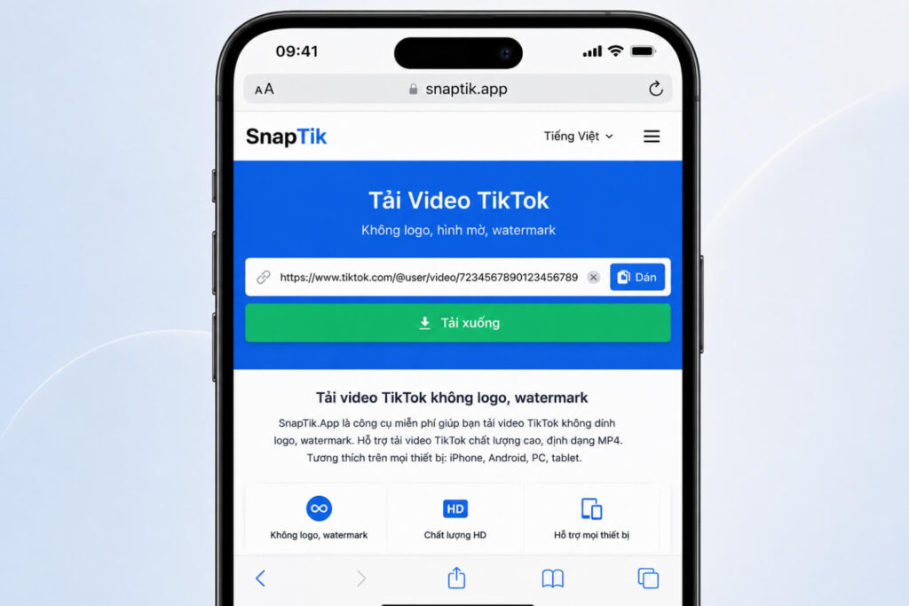 Cách tải video TikTok không logo trên iPhone: Đánh giá thực tế từ người dùng 7 tải video tiktok không logo cho iphone