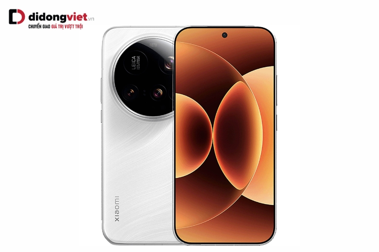 Mặt trước và màn hình phẳng tinh tế của Xiaomi 17 Ultra