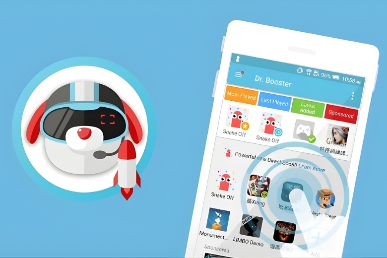Top 10+ ứng dụng tăng tốc game tăng FPS, giảm lag hiệu quả nhất 2 Ứng dụng tăng tốc game Dr. Booster tối ưu bộ nhớ