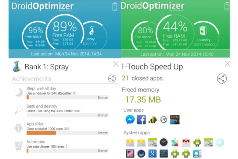 Top 10+ ứng dụng tăng tốc game tăng FPS, giảm lag hiệu quả nhất 5 Ứng dụng tăng tốc game Droid Optimizer dọn rác