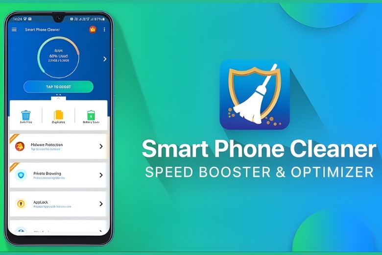 Top 10+ ứng dụng tăng tốc game tăng FPS, giảm lag hiệu quả nhất 9 Ứng dụng tăng tốc game Smart Phone Cleaner quản lý bộ nhớ