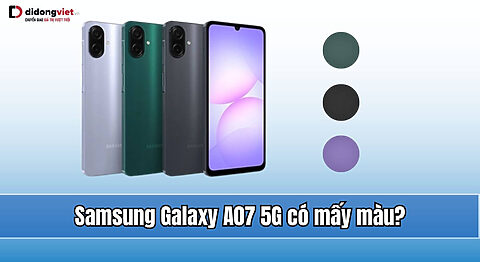 Samsung Galaxy A07 5G có mấy màu? Nên chọn màu nào?