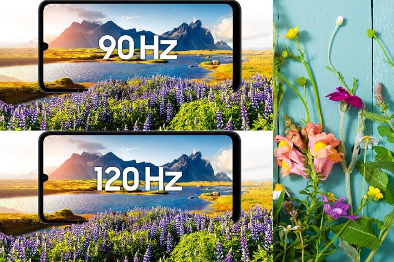 So sánh Samsung Galaxy A07 và A07 5G- Nên mua phiên bản nào? 8 Samsung Galaxy A07 và A07 5G có màn hình tương đương, chỉ khác độ sáng 800 nits và 480 nits.