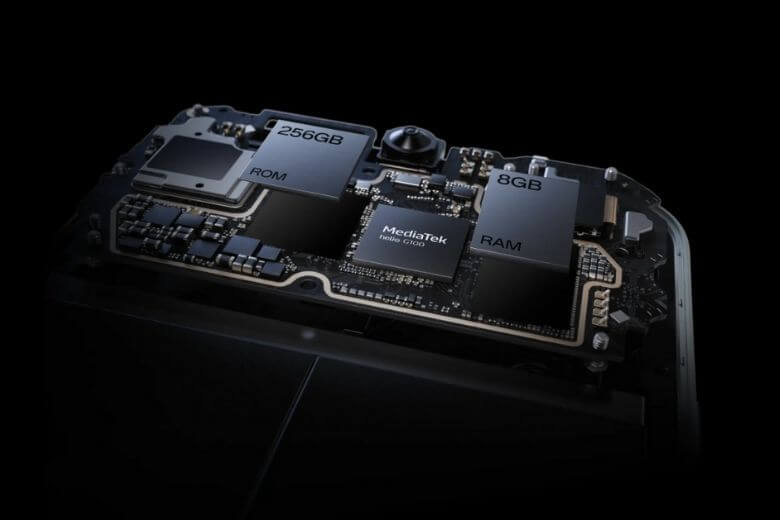 Chip MediaTek Helio G100 tầm trung, RAM 8GB đa nhiệm mượt cùng AI GameBoost 2.0 giúp OPPO A6 Pro trở nên mạnh mẽ 