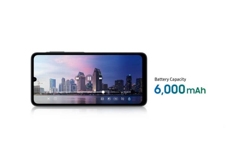 Pin 6000 mAh cho thời lượng sử dụng lên đến 2 ngày, đi kèm sạc nhanh 25W tiện lợi.