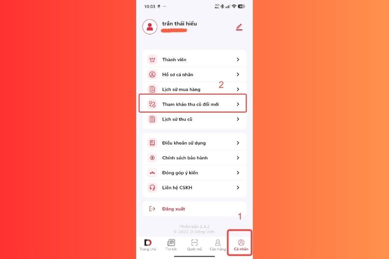 Thu Cũ Đổi Mới App Di Động Việt