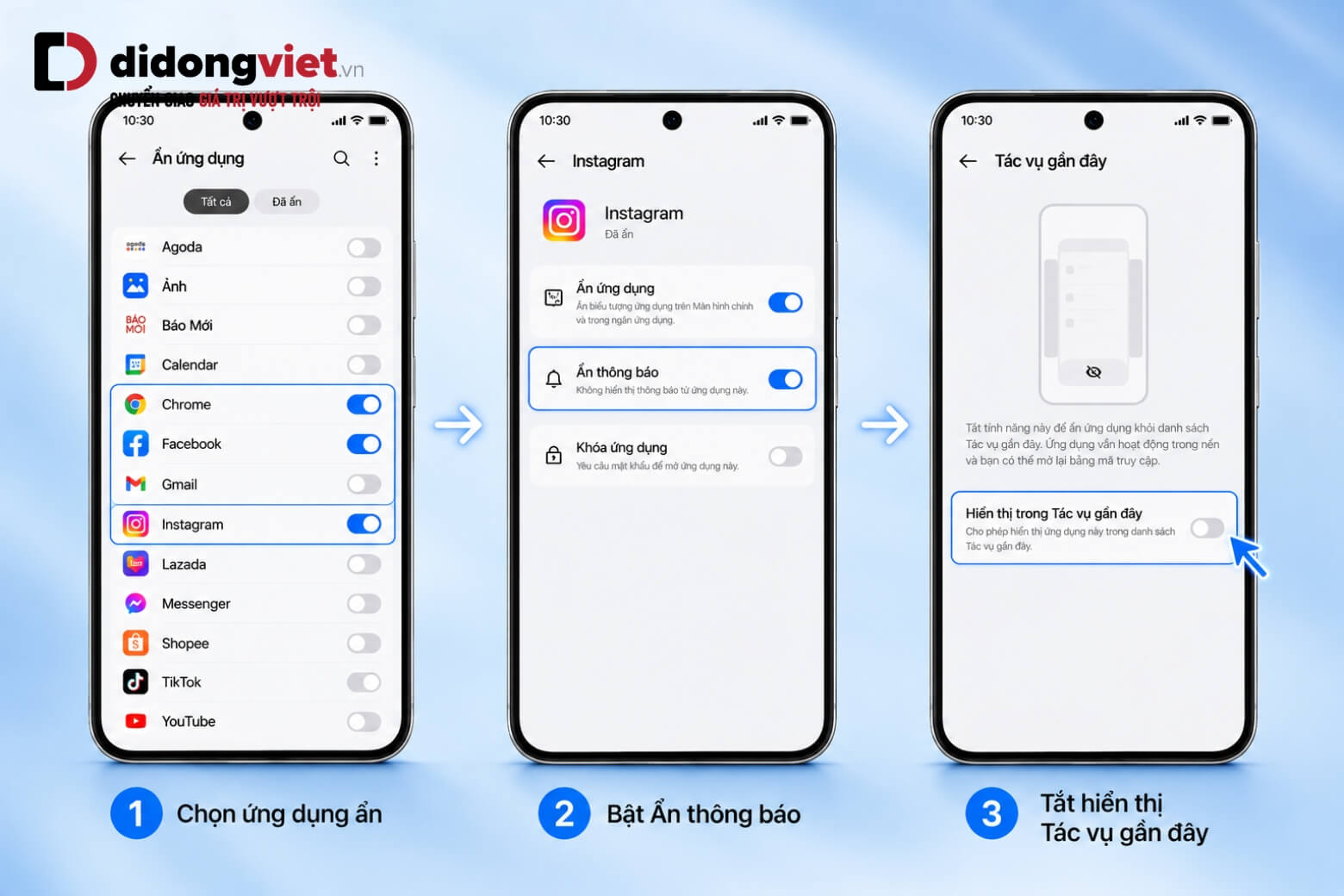 Cách ẩn ứng dụng trên OPPO chi tiết qua từng phiên bản ColorOS 9 cách ẩn ứng dụng trên OPPO kèm ẩn thông báo, đa nhiệm