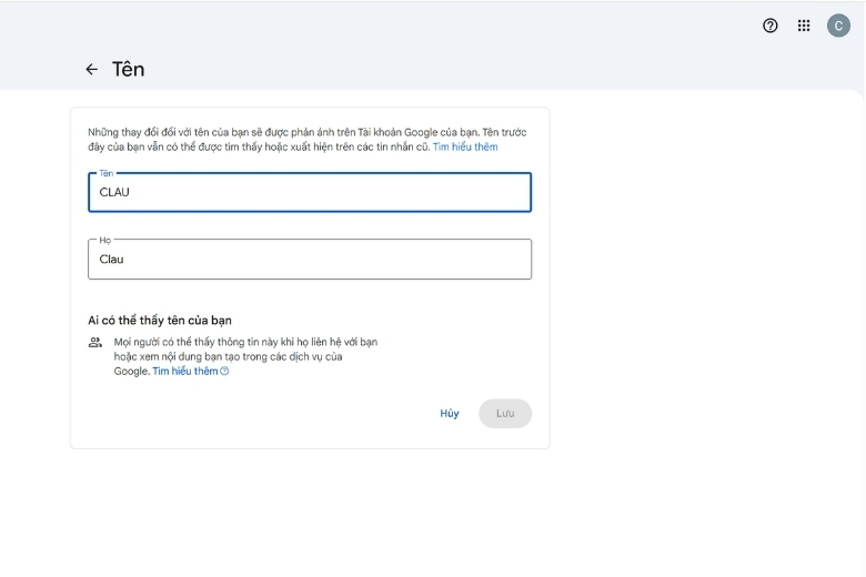 Cách đổi tên Gmail và thực hư tính năng đổi địa chỉ Email mới nhất 11 hướng dẫn cách đổi tên hiển thị Gmail