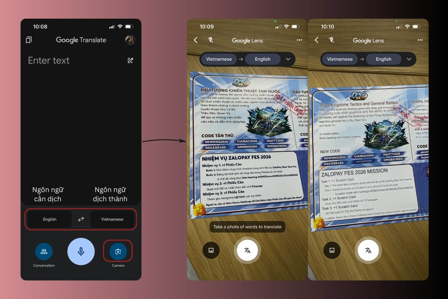 Cách Dùng Google Dịch Hình Ảnh Trên Điện Thoại: Dịch Menu, Tài Liệu Cực Nhanh 8 Tính Năng Dịch Trực Tiếp Giúp Bạn Đọc Nhanh Tài Liệu Trong Một Lần Quét