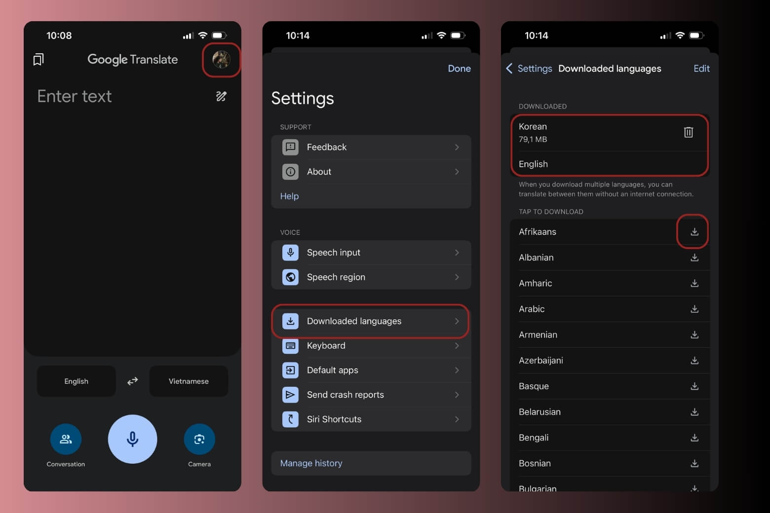 Cách Dùng Google Dịch Hình Ảnh Trên Điện Thoại: Dịch Menu, Tài Liệu Cực Nhanh 10 Tính Năng Dịch Thuật Ngoại Tuyến Là Điểm Cộng Lớn, Tiện Lợi Cho Người Di Chuyển Thường Xuyên Mà Không Có Kết Nối Internet
