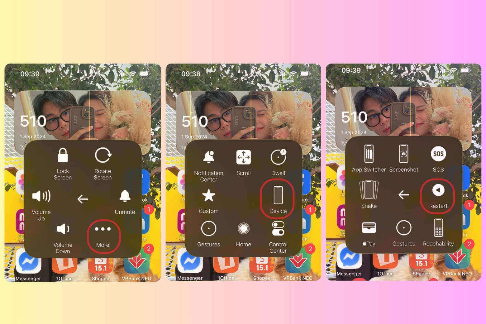 Cách Khởi Động Lại Iphone Các Dòng (Kể Cả Bị Treo) 2026 17 Các Thao Tác Khởi Động Lại Iphone Bằng Nút Home Ảo