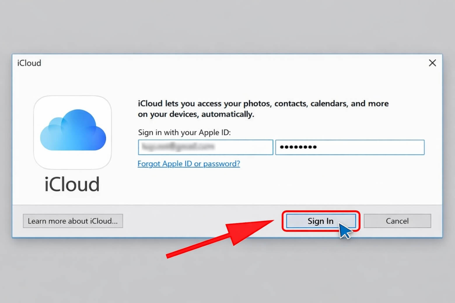 Đăng nhập Apple ID