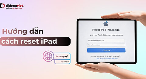 5 Cách mở khóa iPad khi quên mật khẩu đơn giản nhanh nhất