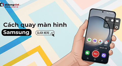 Cách quay màn hình Samsung có tiếng, hình ảnh sắc nét: Hướng dẫn từ A-Z