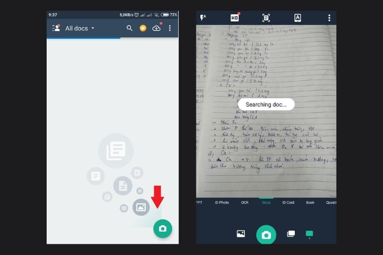 Cách scan tài liệu, hình ảnh trên iPhone, Android đơn giản, miễn phí 14 Ở màn hình chính Scam Scanner, chọn icon máy chụp ảnh