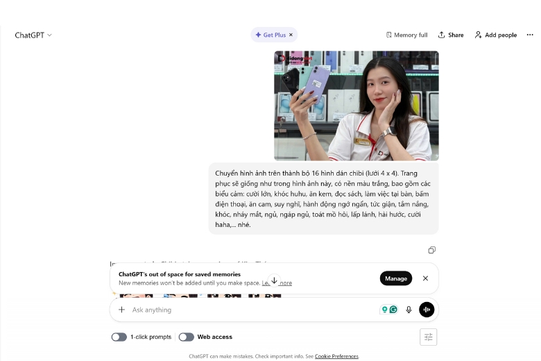 Cách tạo sticker từ ảnh bằng AI cực dễ trên iPhone, Samsung mới nhất 11 Cách tạo sticker phong cách chibi bằng ChatGPT