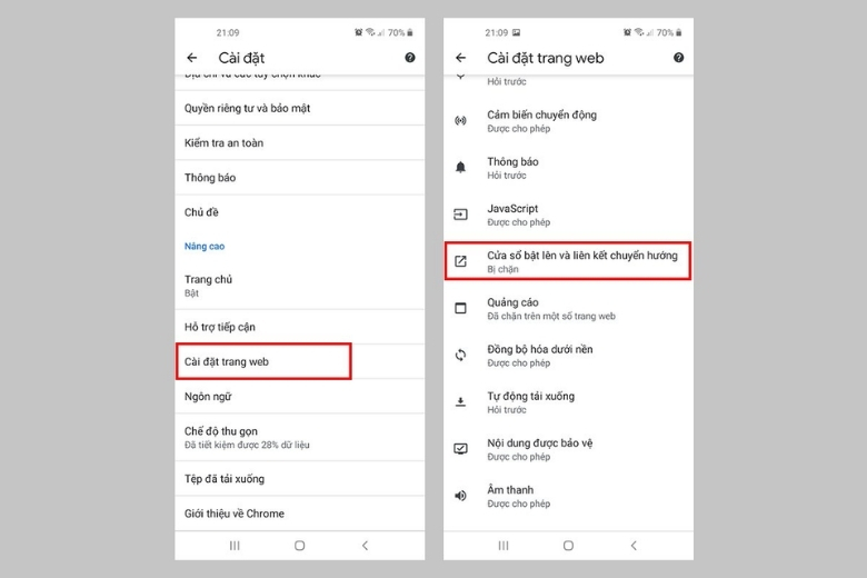 Cách tắt quảng cáo trên điện thoại Realme triệt để 100% (Mới 2026) 17 Chặn quảng cáo xâm nhập và Pop-up trên trình duyệt Chrome