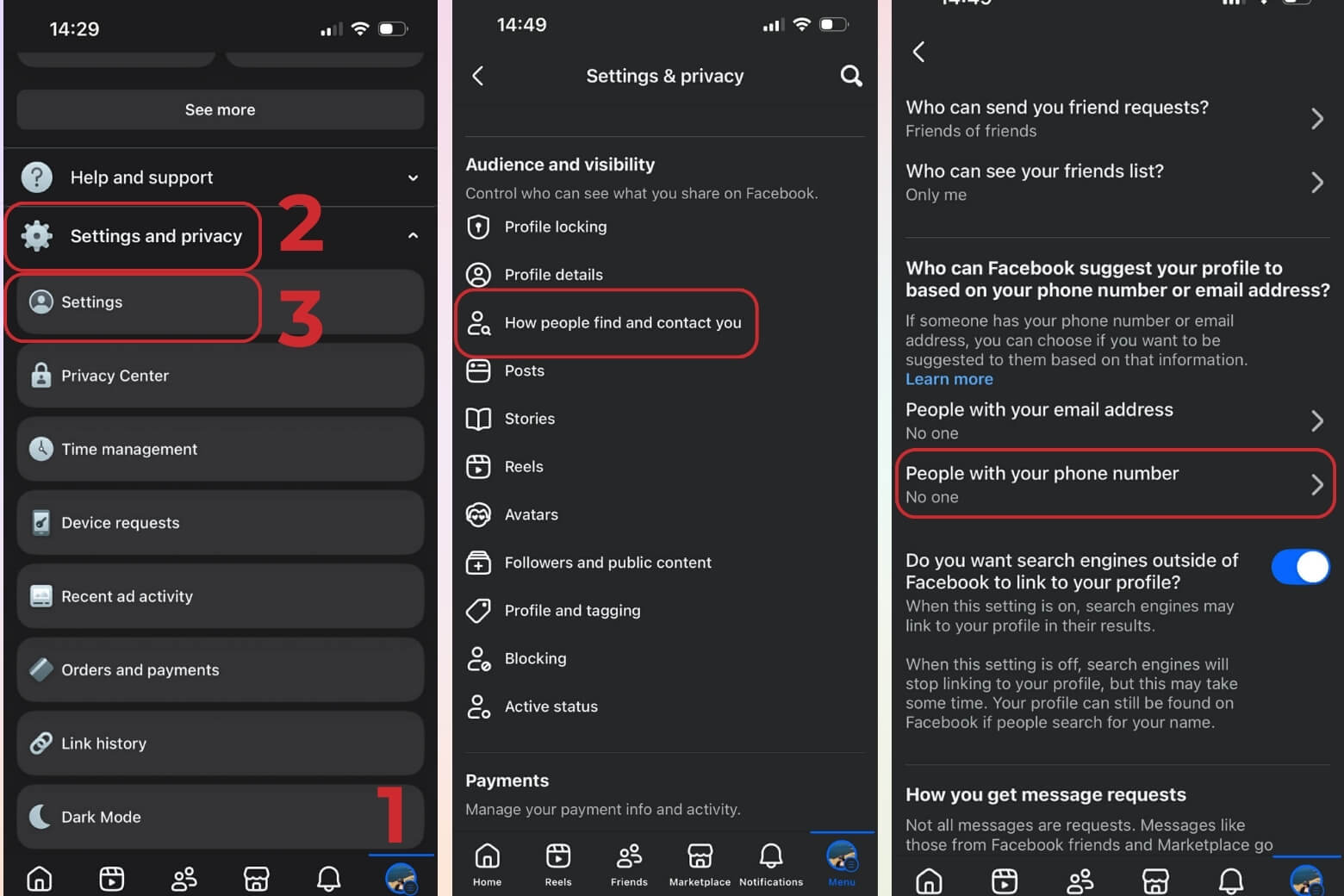 Cài đặt cách chặn người khác tìm kiếm tài khoản bằng số điện thoại, tăng tính bảo mật và an toàn trên không gian mạng