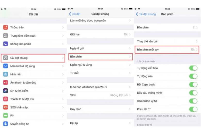 Cài Đặt Bàn Phím Iphone (2026): Tiếng Việt, Ai, Mẹo Gõ Nhanh 20 Bật Bàn Phím Một Tay Qua Cài Đặt