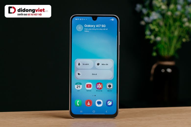 Trên tay Samsung Galaxy A17 5G: Thiết kế hướng sang trọng, màn hình Super AMOLED siêu nét 9 cảm nhận màn hình galaxy a17 5g