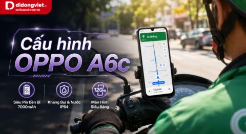 Đánh giá chi tiết cấu hình OPPO A6c và tính thực dụng của viên pin 7.000 mAh