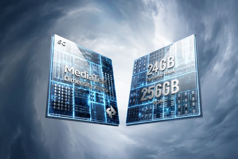 Chip Dimensity 6300 kết hợp RAM 24GB: