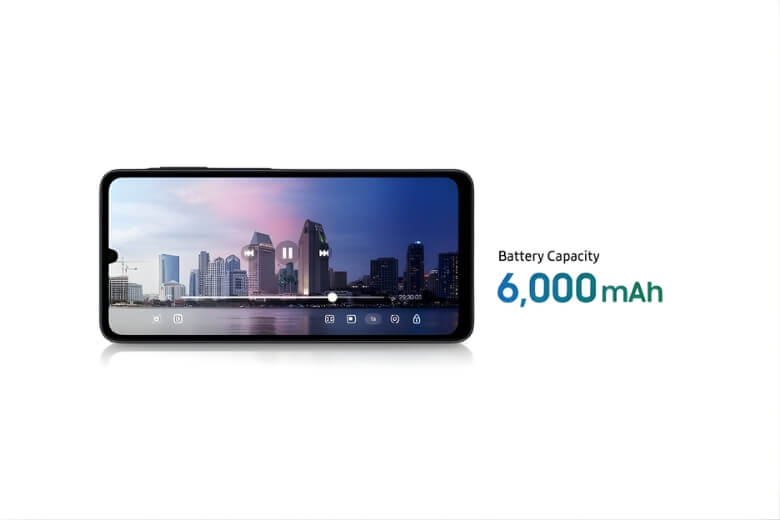 Cấu hình Samsung Galaxy A07 5G pin 6000mAh sạc 25W