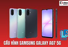 Cấu hình Samsung Galaxy A07 5G