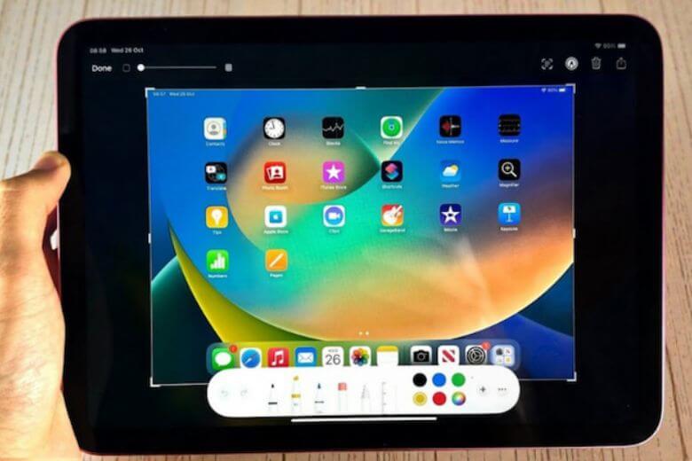 Chụp Màn Hình Ipad Bằng Vuốt Góc Giúp Thao Tác Nhanh Và Tiện Lợi.