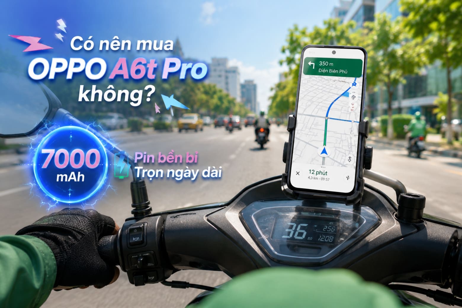 Có nên mua OPPO A6t Pro vì viên pin 7000mAh? 5 Pin 7000mAh & Sạc 45W: Điểm nhấn đáng chú ý nhất