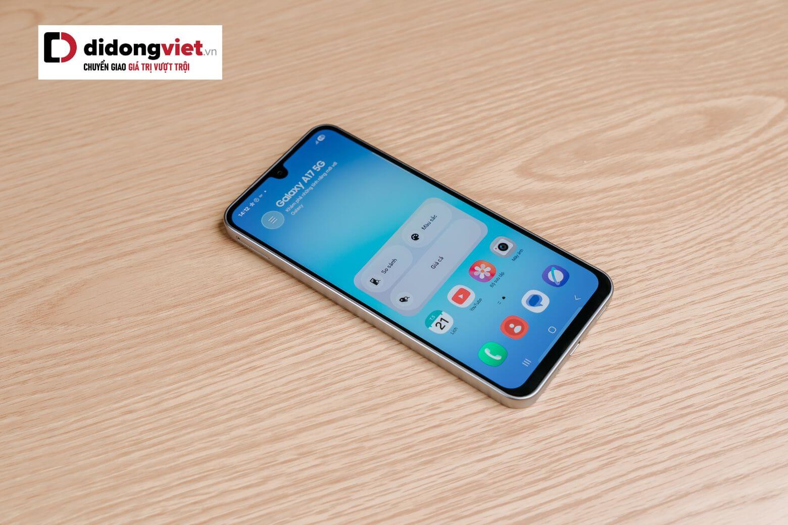 Samsung Galaxy A17 5G có màn Super AMOLED 6.7" Full HD+, 90Hz mượt mà, 800 nits sáng ngoài trời, Gorilla Glass 7 chống trầy.