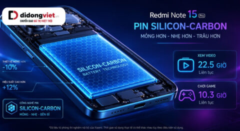 Đánh giá pin Redmi Note 15 Pro
