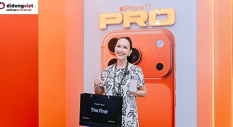 Diễm My 6X lên đời iPhone 17 Pro Max tại Di Động Việt